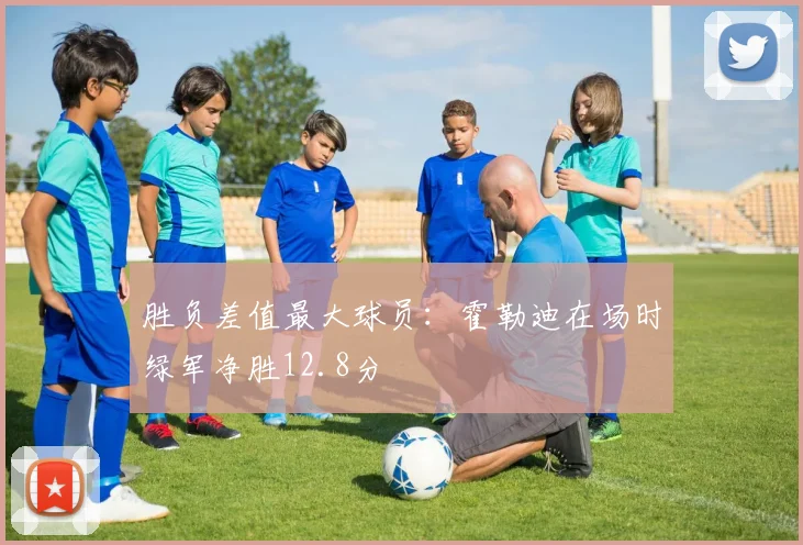 胜负差值最大球员:霍勒迪在场时绿军净胜12.8分